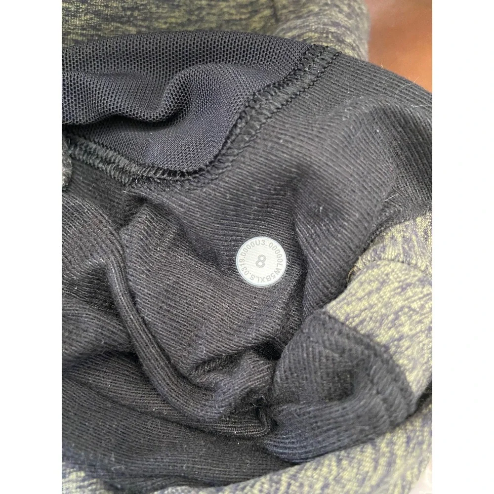 Lululemon Women's Size‎ 8 Reay to Rulu Jogger Olive Green Heathered Lounge Pants